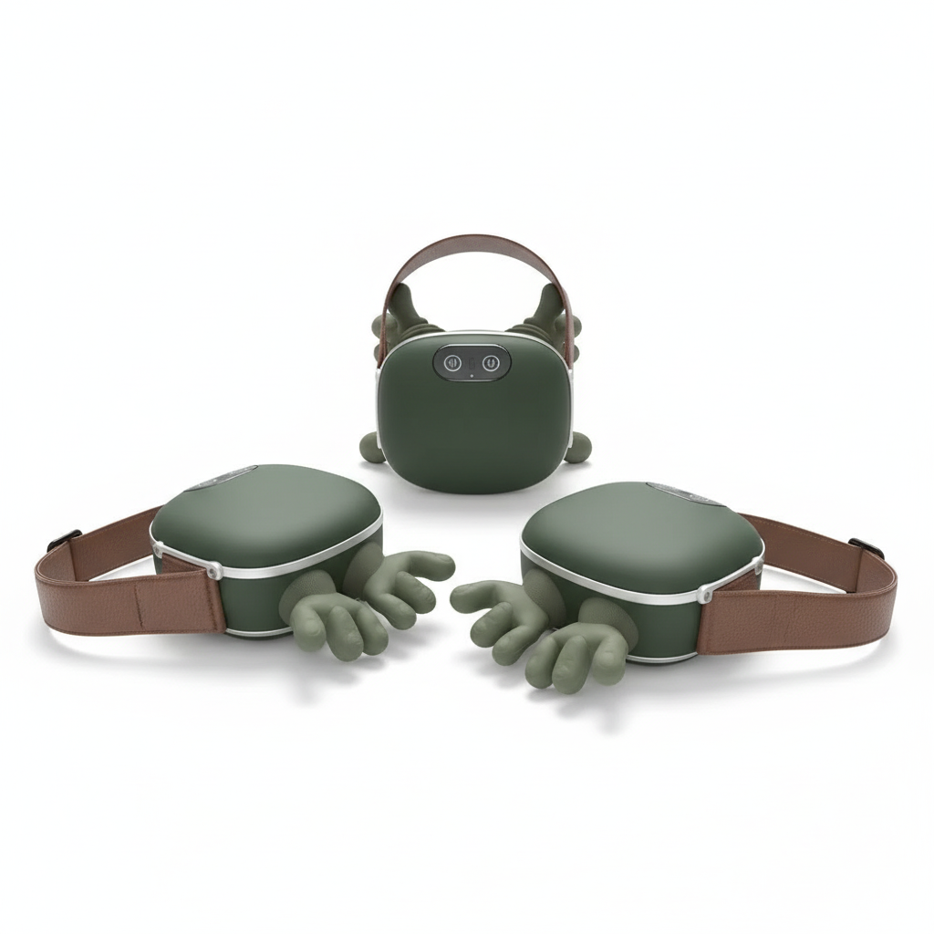 Bionic Finger Neck Shoulder Massager Wireless Neck Cervical Trapezius Kneading Massage Shawl Brushless Motor Neck masajeador